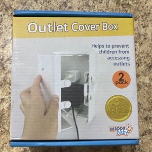 BRAND NEW! Wappa Baby Outlet Cover Box 2 Pack